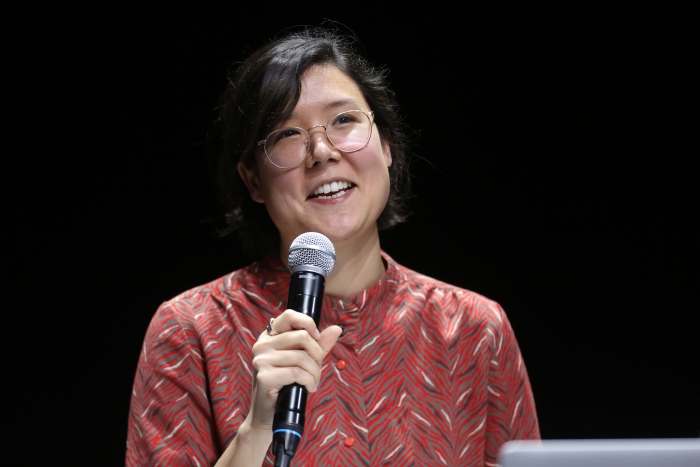 Solveig Suess during Exchange #2: Empires and Ecologies of the Cloud
