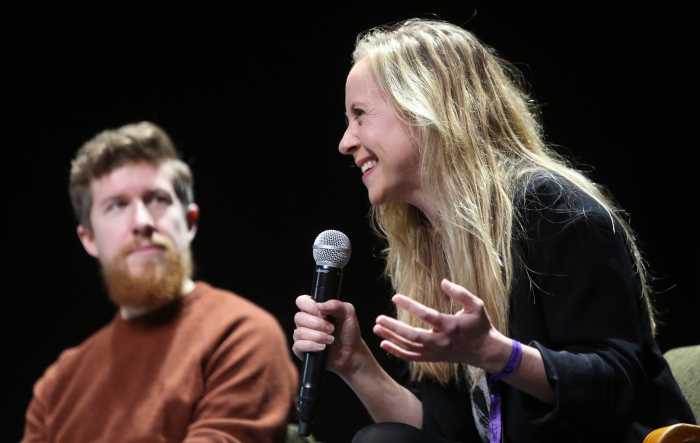 Fabian Offert and Stephanie Dick during Exchange #5: Neural Network Cultures