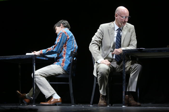 Jeffrey Lee Hallman and John Julian during Double Counting: The Odum Oration